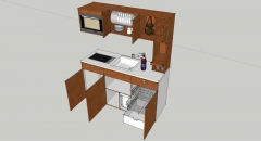 Papillon - Küchenblock