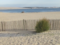 Blick auf die Südspitze der Düne von Pyla (frz. Atlantikküste)