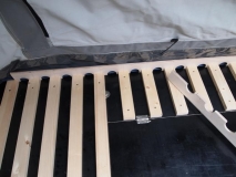 Bett Unterkonstruktion aus Dachlatten 1