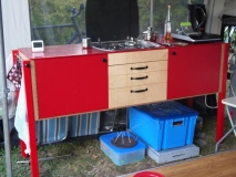 Küchenblock Eigenbau für Campwerk 1