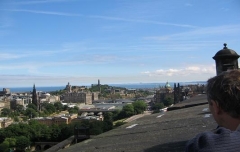 Blick auf Edinburgh