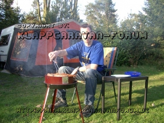 0815-Grill mit Griller