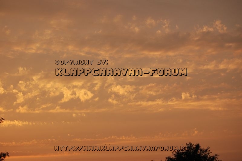 Dransfeld 2009 - Abendlicher Himmel über Dransfeld