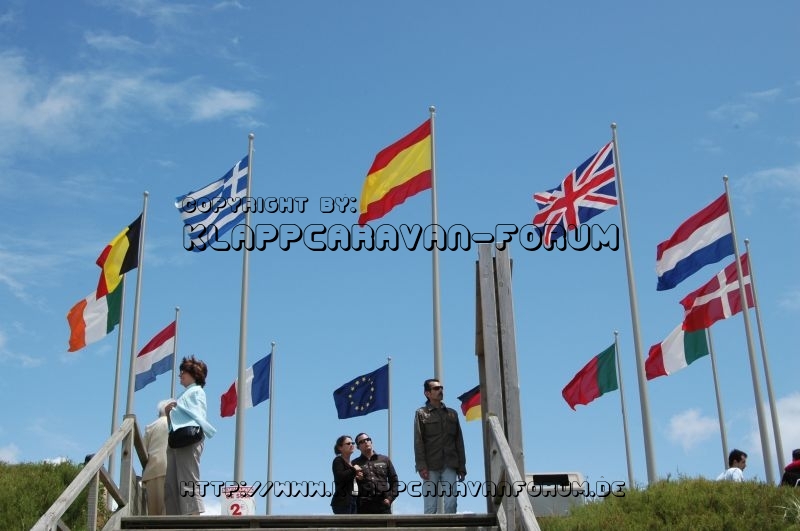 Mimizan Plage - Flaggenparade