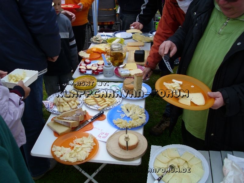 Leckereien auf der Kaesetafel