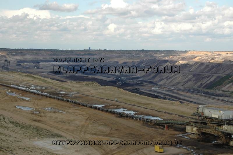Eupen 2011 - Rückfahrt - Ein Blick in den Tagebau Garzweiler 2