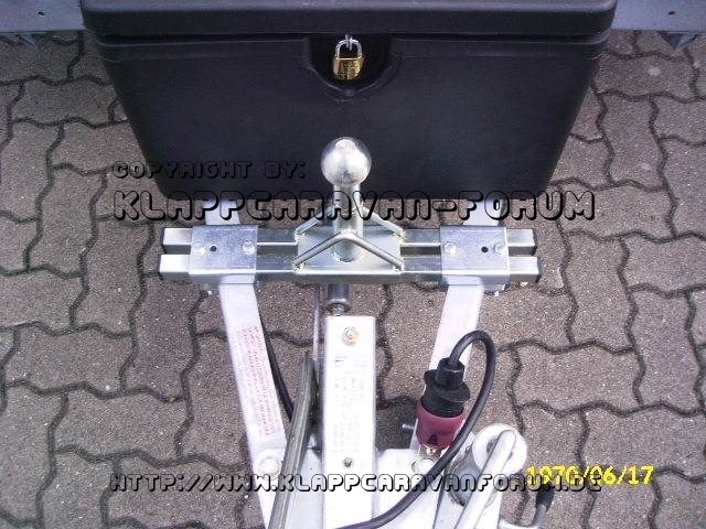 Fahrradträger vor Deichselbox - Kugelkopf