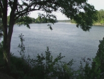 St. Satur: Blick vom CP auf die Loire